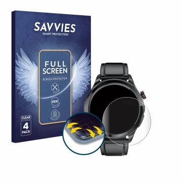 Vorderseite einer Produktverpackung mit dem Markenlogo Savvies. Daneben ist das Gerät Kardena Care Pro 3 mit dem zugehörigen D