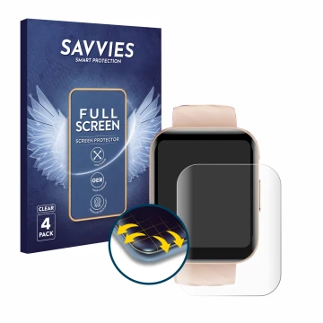 Vorderseite einer Produktverpackung mit dem Markenlogo Savvies. Daneben ist das Gerät RUIMEN D1 mit dem zugehörigen Displaysch