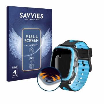 Vorderseite einer Produktverpackung mit dem Markenlogo Savvies. Daneben ist das Gerät Aduogeng T5 mit dem zugehörigen Displays