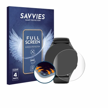 Vorderseite einer Produktverpackung mit dem Markenlogo Savvies. Daneben ist das Gerät Hama 8900 (42 mm) mit dem zugehörigen Di