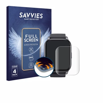 Vorderseite einer Produktverpackung mit dem Markenlogo Savvies. Daneben ist das Gerät Toobur IDW17 mit dem zugehörigen Display