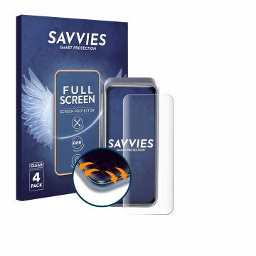 Vorderseite einer Produktverpackung mit dem Markenlogo Savvies. Daneben ist das Gerät Anker Prime 20000 mit dem zugehörigen Di