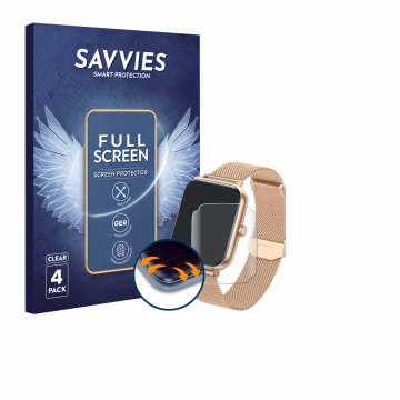 Vorderseite einer Produktverpackung mit dem Markenlogo Savvies. Daneben ist das Gerät Ruxingx T6 1.83