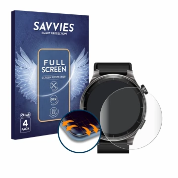 Vorderseite einer Produktverpackung mit dem Markenlogo Savvies. Daneben ist das Gerät TOZO S5 1.43