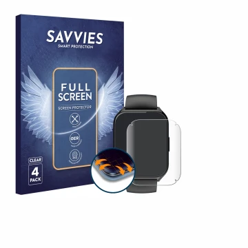 Vorderseite einer Produktverpackung mit dem Markenlogo Savvies. Daneben ist das Gerät Aycy MT65 1.85