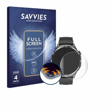 Vorderseite einer Produktverpackung mit dem Markenlogo Savvies. Daneben ist das Gerät Marsyu MT300 1.43