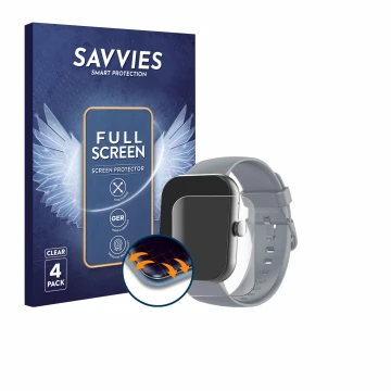 Vorderseite einer Produktverpackung mit dem Markenlogo Savvies. Daneben ist das Gerät Motast Y66 1.96