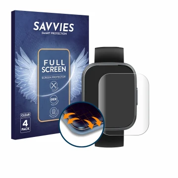 Vorderseite einer Produktverpackung mit dem Markenlogo Savvies. Daneben ist das Gerät Puqo T80 1.95