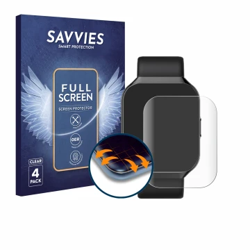 Vorderseite einer Produktverpackung mit dem Markenlogo Savvies. Daneben ist das Gerät HOIFA P98 1.96