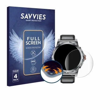 Vorderseite einer Produktverpackung mit dem Markenlogo Savvies. Daneben ist das Gerät LIGE SML6-R-E 1.43