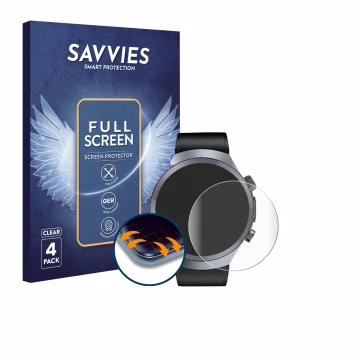 Vorderseite einer Produktverpackung mit dem Markenlogo Savvies. Daneben ist das Gerät Knauermann Pro 3 Plus 2025 mit dem zugeh