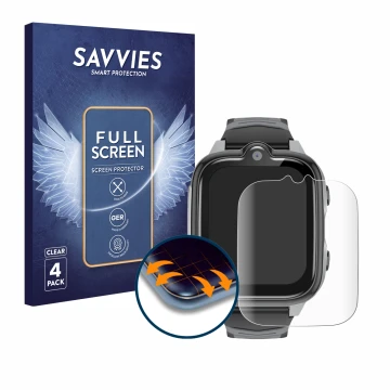 Vorderseite einer Produktverpackung mit dem Markenlogo Savvies. Daneben ist das Gerät Blackview Z10 1.83