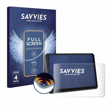 Vorderseite einer Produktverpackung mit dem Markenlogo Savvies. Daneben ist das Gerät Carpuride W502BS 5