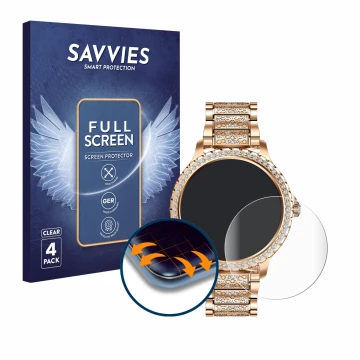 Vorderseite einer Produktverpackung mit dem Markenlogo Savvies. Daneben ist das Gerät LIGE BW1845A-CC 1.32