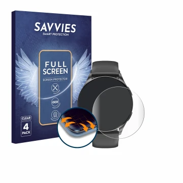 Vorderseite einer Produktverpackung mit dem Markenlogo Savvies. Daneben ist das Gerät Iowodo W40 1.43