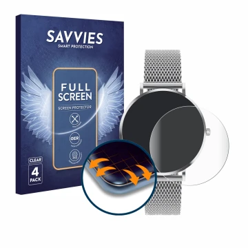 Vorderseite einer Produktverpackung mit dem Markenlogo Savvies. Daneben ist das Gerät Pireware Amory 5 Mini mit dem zugehörige