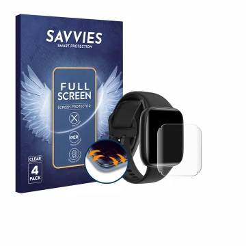 Vorderseite einer Produktverpackung mit dem Markenlogo Savvies. Daneben ist das Gerät Enomir GTX20 1.85