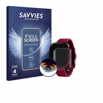 Vorderseite einer Produktverpackung mit dem Markenlogo Savvies. Daneben ist das Gerät Reflex Active Spectra 300 S mit dem zuge