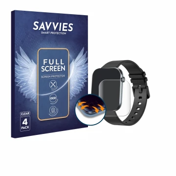 Vorderseite einer Produktverpackung mit dem Markenlogo Savvies. Daneben ist das Gerät Knauermann LITE 4 2026 mit dem zugehörig