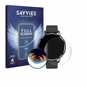 Vorderseite einer Produktverpackung mit dem Markenlogo Savvies. Daneben ist das Gerät Lgnitek GE30-H 1.43
