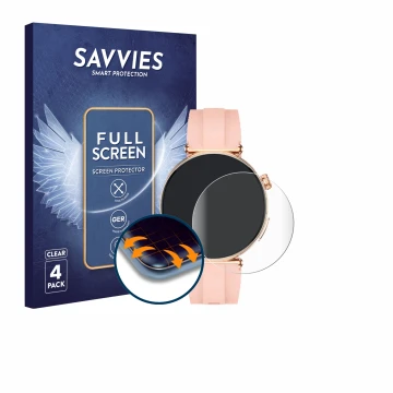 Vorderseite einer Produktverpackung mit dem Markenlogo Savvies. Daneben ist das Gerät Knauermann Pro 4 Mini 2026 mit dem zugeh