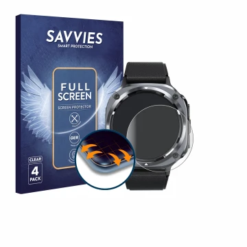 Vorderseite einer Produktverpackung mit dem Markenlogo Savvies. Daneben ist das Gerät TIMU S90+ 1.48