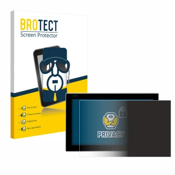 Vorderseite einer Produktverpackung mit dem Markenlogo BROTECT. Daneben ist das Gerät Siemens Simatic Flat Panel 12