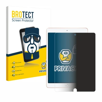 Vorderseite einer Produktverpackung mit dem Markenlogo BROTECT. Daneben ist das Gerät Apple iPad 10.2