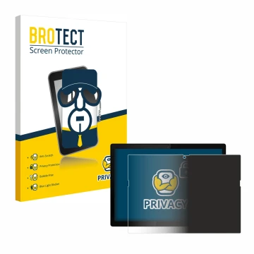 Vorderseite einer Produktverpackung mit dem Markenlogo BROTECT. Daneben ist das Gerät Lenovo ThinkPad X12 Detachable Gen 1 mit