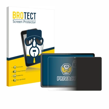 Vorderseite einer Produktverpackung mit dem Markenlogo BROTECT. Daneben ist das Gerät Lenovo Tab P11 Pro Gen 2 mit dem zugehör