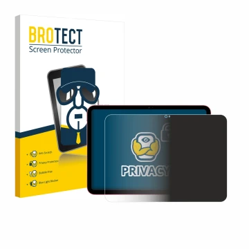 Vorderseite einer Produktverpackung mit dem Markenlogo BROTECT. Daneben ist das Gerät Apple iPad 10.9