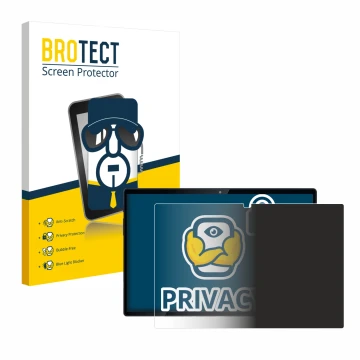Vorderseite einer Produktverpackung mit dem Markenlogo BROTECT. Daneben ist das Gerät Mediacom SmartPad Azimut 3 Lite 4G mit d