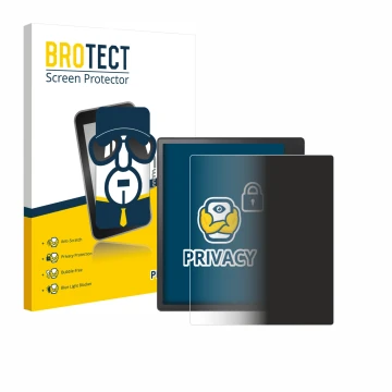 Vorderseite einer Produktverpackung mit dem Markenlogo BROTECT. Daneben ist das Gerät Kobo Elipsa 2E mit dem zugehörigen Displ