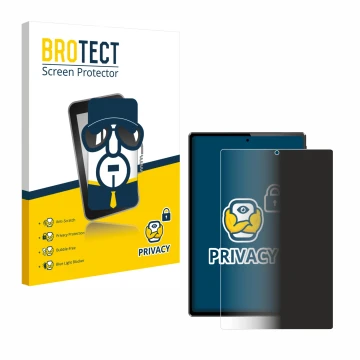 Vorderseite einer Produktverpackung mit dem Markenlogo BROTECT. Daneben ist das Gerät Simplori M107 mit dem zugehörigen Displa