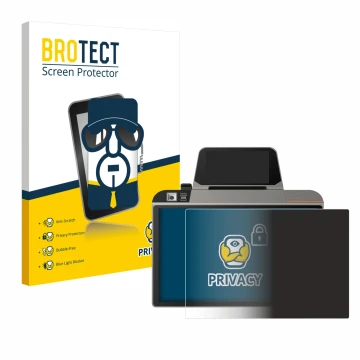 Vorderseite einer Produktverpackung mit dem Markenlogo BROTECT. Daneben ist das Gerät Sunmi D3 Mini mit dem zugehörigen Displa