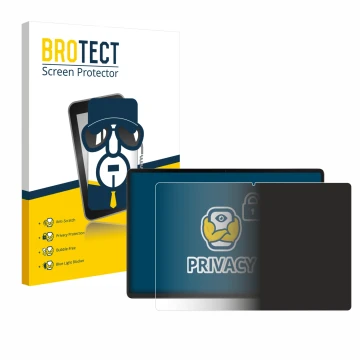 Vorderseite einer Produktverpackung mit dem Markenlogo BROTECT. Daneben ist das Gerät Acer Iconia X12 mit dem zugehörigen Disp
