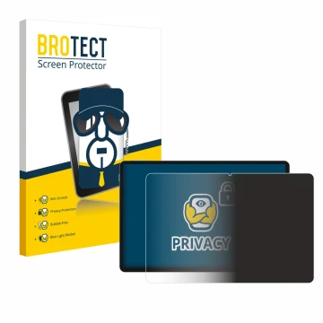 Vorderseite einer Produktverpackung mit dem Markenlogo BROTECT. Daneben ist das Gerät Teclast P50 AI mit dem zugehörigen Displ