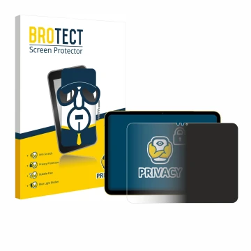 Vorderseite einer Produktverpackung mit dem Markenlogo BROTECT. Daneben ist das Gerät Apple iPad Air 11