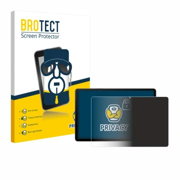 Vorderseite einer Produktverpackung mit dem Markenlogo BROTECT. Daneben ist das Gerät Samsung Galaxy Tab S10 FE WiFi mit dem z