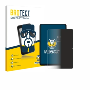 Vorderseite einer Produktverpackung mit dem Markenlogo BROTECT. Daneben ist das Gerät Xiaomi POCO Pad 12.1