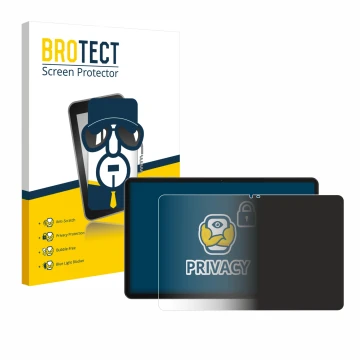 Vorderseite einer Produktverpackung mit dem Markenlogo BROTECT. Daneben ist das Gerät Honor Pad X9a mit dem zugehörigen Displa