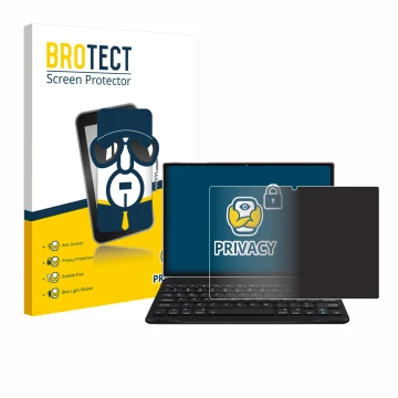 Vorderseite einer Produktverpackung mit dem Markenlogo BROTECT. Daneben ist das Gerät DEERTiME E6 10.1