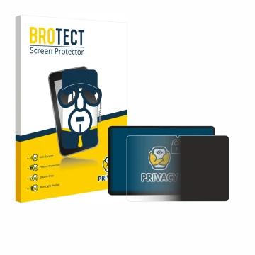 Vorderseite einer Produktverpackung mit dem Markenlogo BROTECT. Daneben ist das Gerät Honor Pad 10 mit dem zugehörigen Display