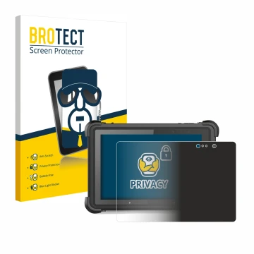 Vorderseite einer Produktverpackung mit dem Markenlogo BROTECT. Daneben ist das Gerät MSI ND52 mit dem zugehörigen Displayschu