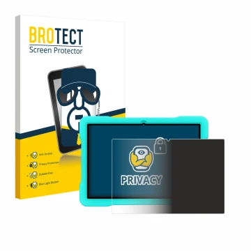 Vorderseite einer Produktverpackung mit dem Markenlogo BROTECT. Daneben ist das Gerät UJJ U8 mit dem zugehörigen Displayschutz