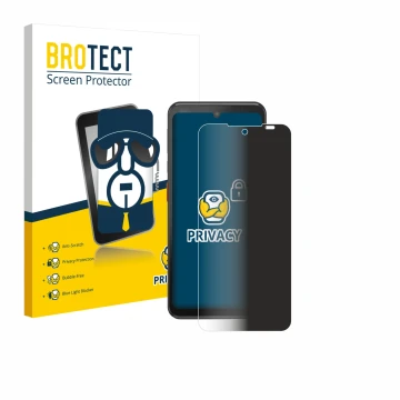 Vorderseite einer Produktverpackung mit dem Markenlogo BROTECT. Daneben ist das Gerät Summi L3 mit dem zugehörigen Displayschu