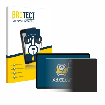 Vorderseite einer Produktverpackung mit dem Markenlogo BROTECT. Daneben ist das Gerät Xiaomi Redmi Pad 2 Pro (im Querformat) m
