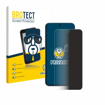 Vorderseite einer Produktverpackung mit dem Markenlogo BROTECT. Daneben ist das Gerät Vivo X300 mit dem zugehörigen Displaysch