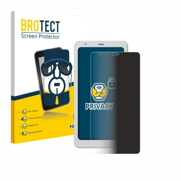 Vorderseite einer Produktverpackung mit dem Markenlogo BROTECT. Daneben ist das Gerät Boox Palma 2 Pro mit dem zugehörigen Dis