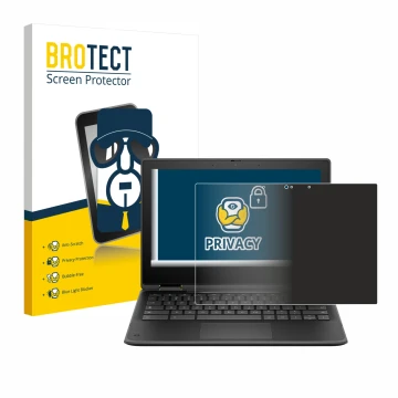 Vorderseite einer Produktverpackung mit dem Markenlogo BROTECT. Daneben ist das Gerät HP Fortis Flip G1i 11